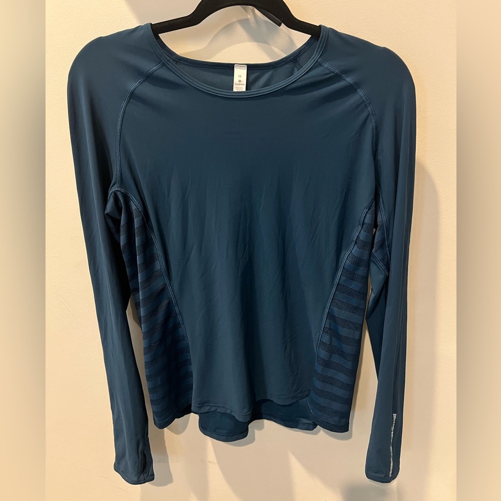 Lululemon Navy Compression Shirt